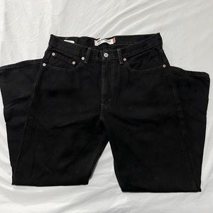 black 550 levi jeans 33x30